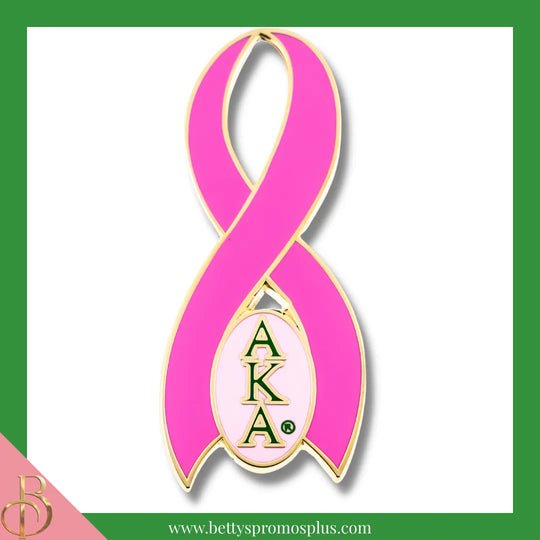 Alpha Kappa Alpha AKA Breast Cancer Awareness Greek Lapel Pin-Pink-Alpha Kappa Alpha Paraphernalia-Alpha Kappa Alpha Lapel Pin-Betty's Promos Plus
