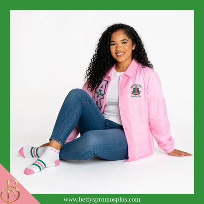 Alpha Kappa Alpha AKA Breathable Ankle Socks with Arch Support-Alpha Kappa Alpha Paraphernalia-Alpha Kappa Alpha Socks-Betty's Promos Plus