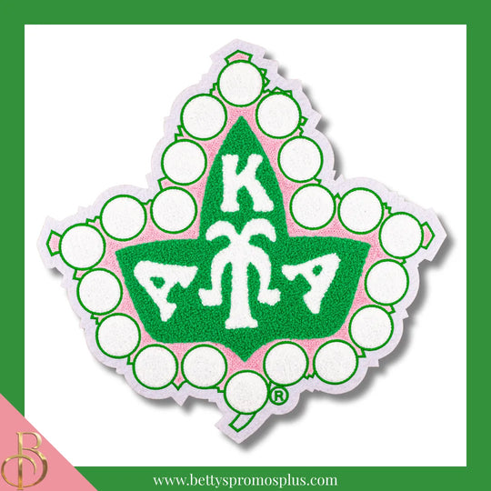 Alpha Kappa Alpha AKA Chenille Ivy Patch-White Background-Alpha Kappa Alpha Paraphernalia-Alpha Kappa Alpha Patch-Betty's Promos Plus