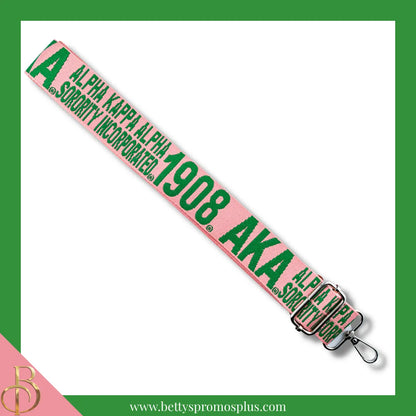 Alpha Kappa Alpha AKA Cross Body Clear Stadium Bag-Alpha Kappa Alpha Paraphernalia-Alpha Kappa Alpha Stadium Bag-Betty's Promos Plus