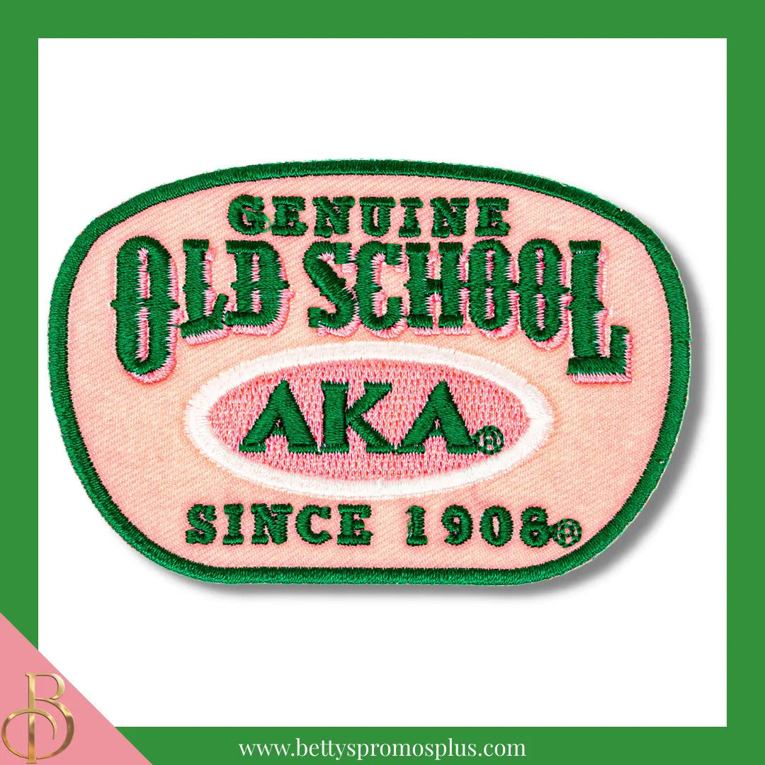 Alpha Kappa Alpha AKA Genuine Old School Patch-Alpha Kappa Alpha Paraphernalia-Alpha Kappa Alpha Patch-Betty's Promos Plus