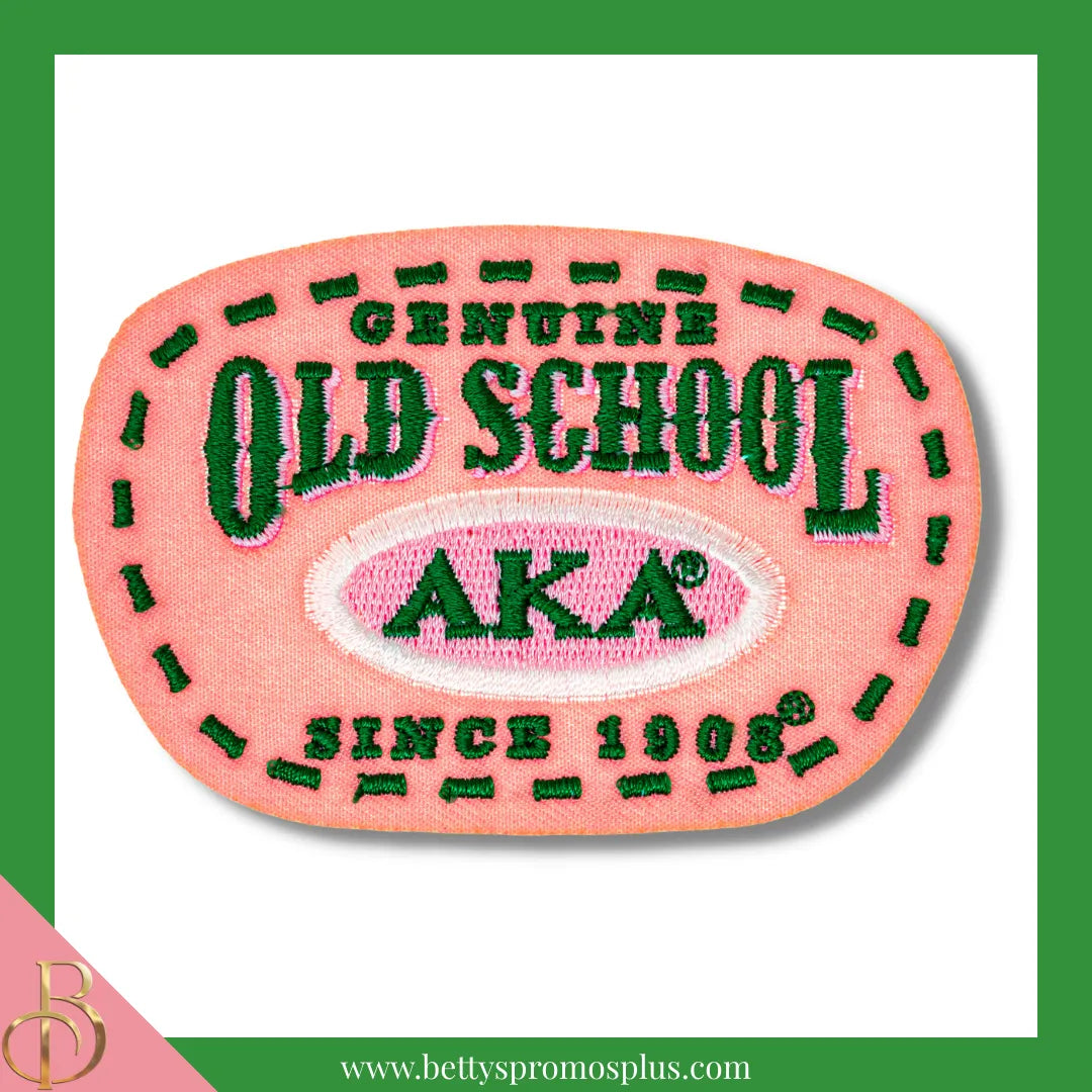 Alpha Kappa Alpha AKA Genuine Old School Patch-Alpha Kappa Alpha Paraphernalia-Alpha Kappa Alpha Patch-Betty's Promos Plus