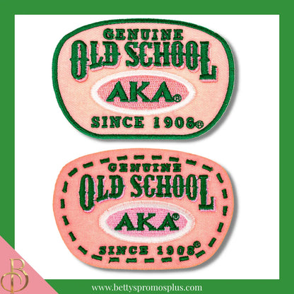 Alpha Kappa Alpha AKA Genuine Old School Patch-Alpha Kappa Alpha Paraphernalia-Alpha Kappa Alpha Patch-Betty's Promos Plus