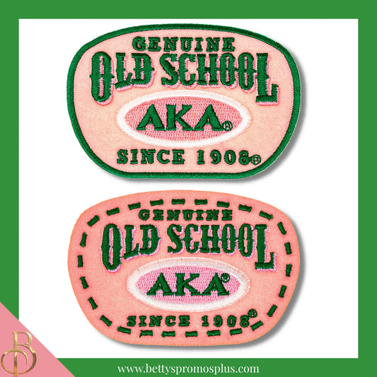 Alpha Kappa Alpha AKA Genuine Old School Patch-Alpha Kappa Alpha Paraphernalia-Alpha Kappa Alpha Patch-Betty's Promos Plus
