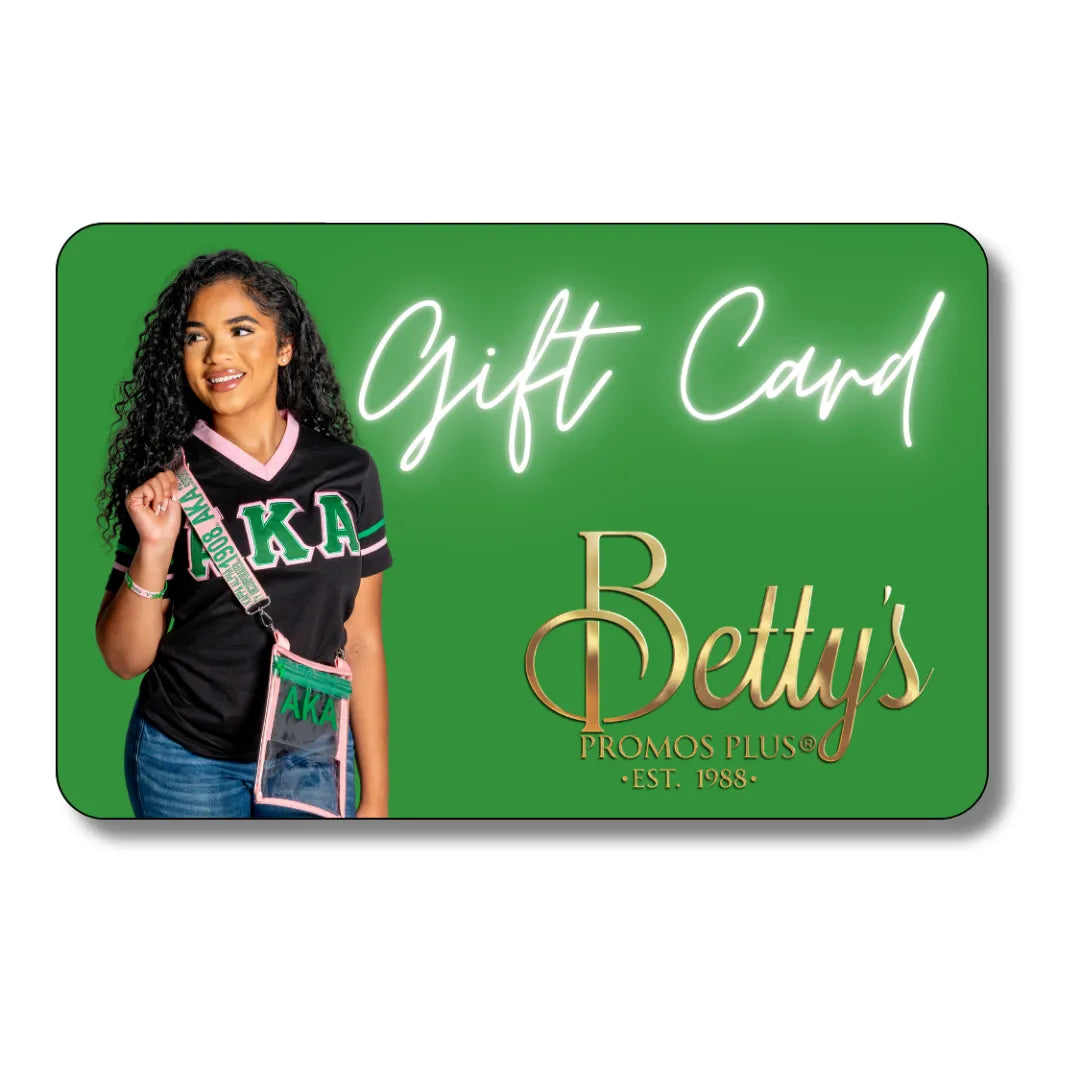 Alpha Kappa Alpha AKA Gift Card- Paraphernalia- Gift Card-Betty's Promos Plus