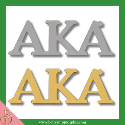 Alpha Kappa Alpha AKA Greek Letters Lapel Pin-Alpha Kappa Alpha Paraphernalia-Alpha Kappa Alpha Lapel Pin-Betty's Promos Plus