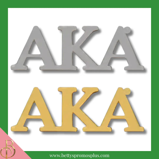 Alpha Kappa Alpha AKA Greek Letters Lapel Pin-Alpha Kappa Alpha Paraphernalia-Alpha Kappa Alpha Lapel Pin-Betty's Promos Plus