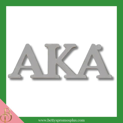 Alpha Kappa Alpha AKA Greek Letters Lapel Pin-Silver-Alpha Kappa Alpha Paraphernalia-Alpha Kappa Alpha Lapel Pin-Betty's Promos Plus