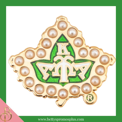 Alpha Kappa Alpha AKA Ivy Greek Lapel Pin-Gold-Alpha Kappa Alpha Paraphernalia-Alpha Kappa Alpha Lapel Pin-Betty's Promos Plus