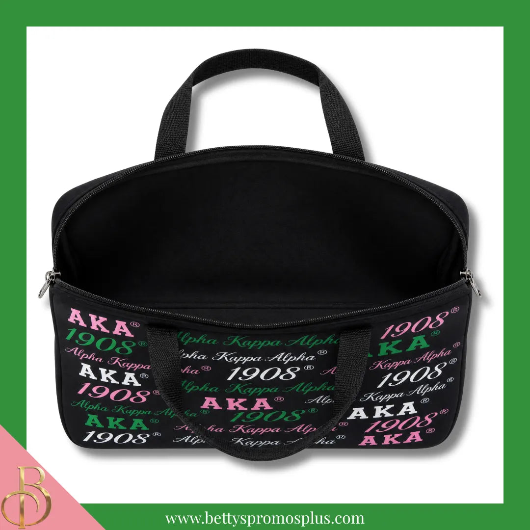 Alpha Kappa Alpha AKA Neoprene Laptop Sleeve-Alpha Kappa Alpha Paraphernalia-Alpha Kappa Alpha Bags/Purses-Betty's Promos Plus