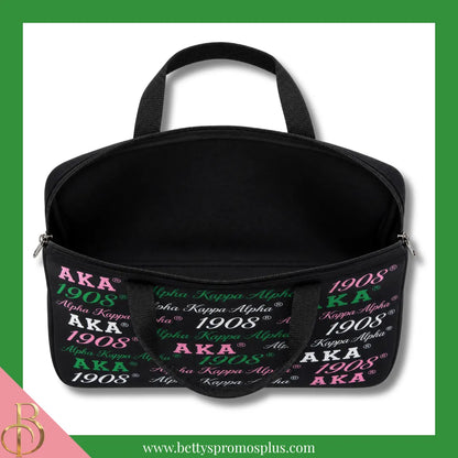 Alpha Kappa Alpha AKA Neoprene Laptop Sleeve-Alpha Kappa Alpha Paraphernalia-Alpha Kappa Alpha Bags/Purses-Betty's Promos Plus