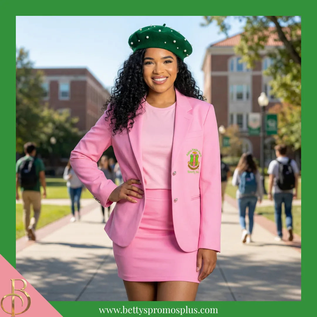Alpha Kappa Alpha AKA Pearl Beret Wool Tam – Betty's Promos Plus, LLC Alpha Kappa Alpha AKA Pearl Beret Wool Tam – Betty's Promos Plus, LLC