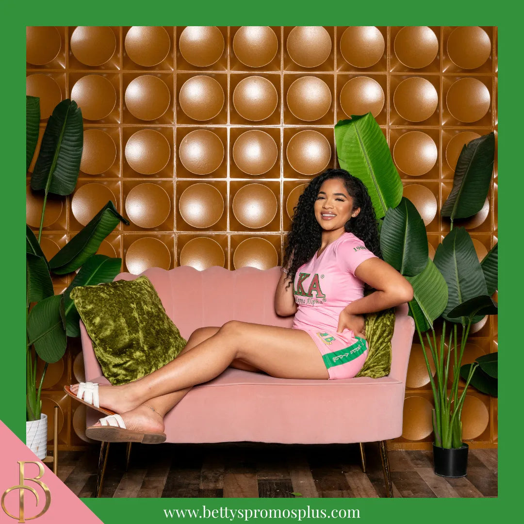 Alpha Kappa Alpha AKA Performance Shorts-Alpha Kappa Alpha Paraphernalia-Alpha Kappa Alpha Shorts-Betty's Promos Plus