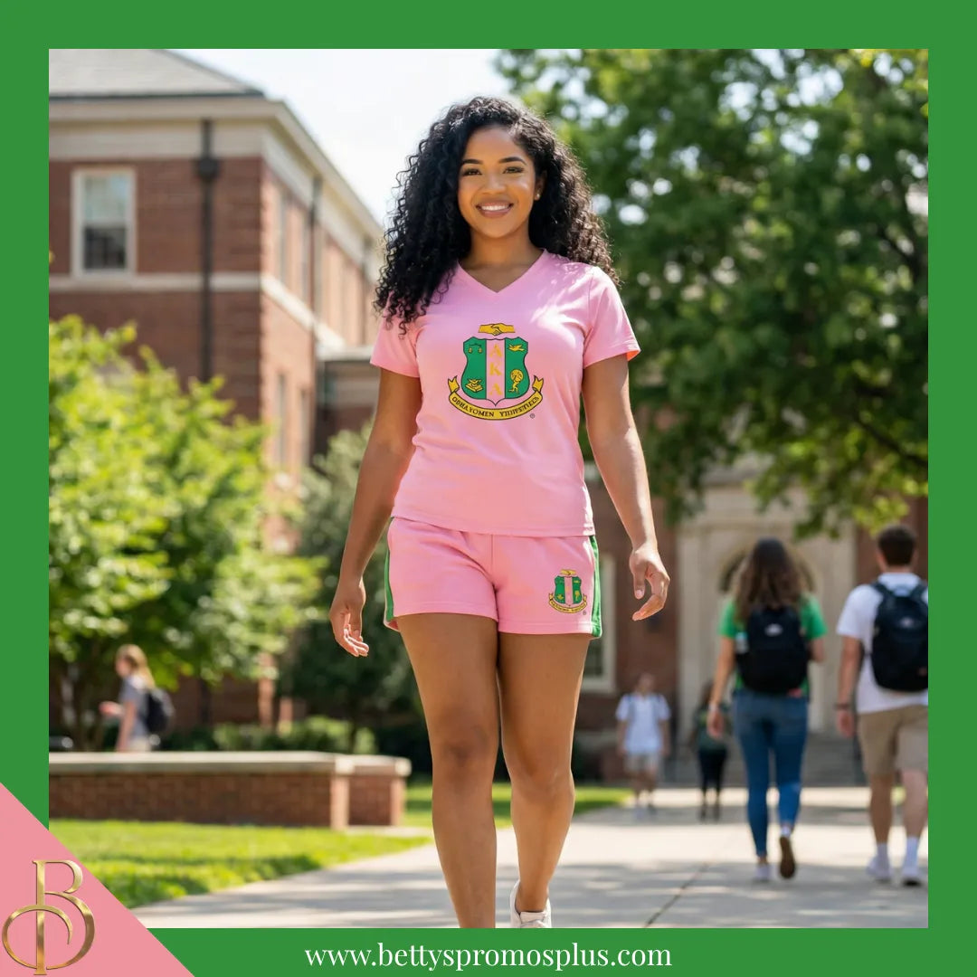 Alpha Kappa Alpha AKA Performance Shorts-Alpha Kappa Alpha Paraphernalia-Alpha Kappa Alpha Shorts-Betty's Promos Plus
