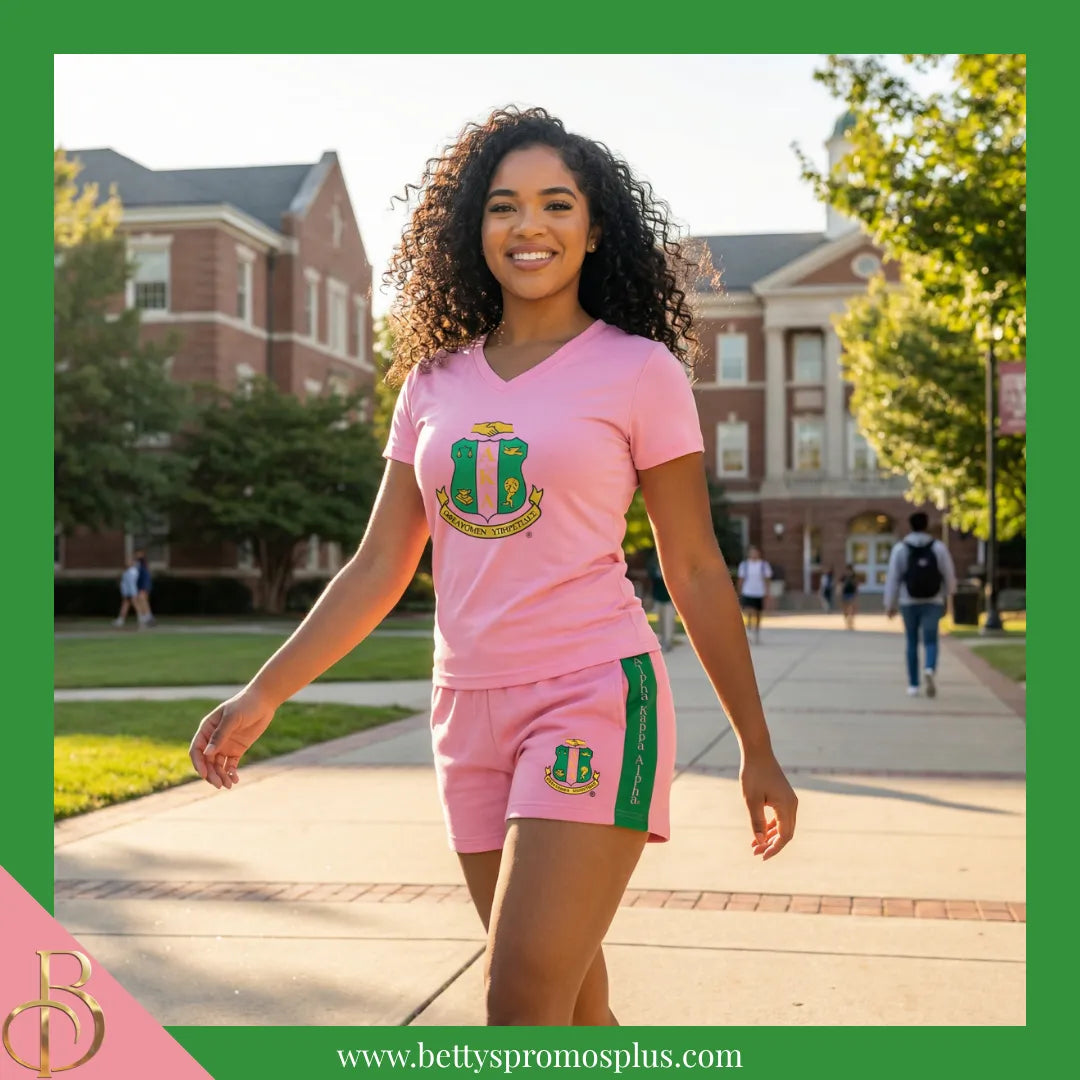 Alpha Kappa Alpha AKA Performance Shorts-Alpha Kappa Alpha Paraphernalia-Alpha Kappa Alpha Shorts-Betty's Promos Plus