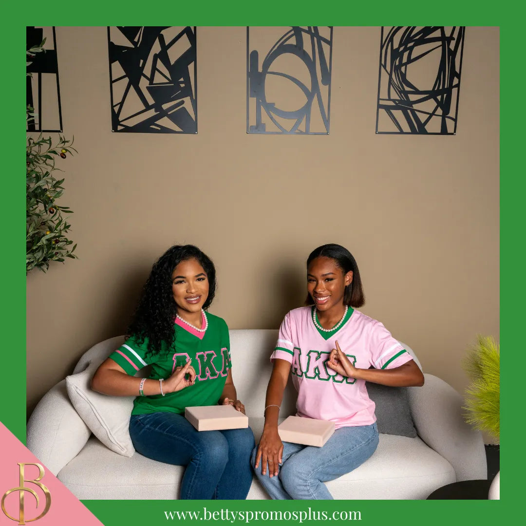 Alpha Kappa Alpha AKA Pink Pearl Necklace with "My Pearls" Jewelry Box-Alpha Kappa Alpha Paraphernalia-Alpha Kappa Alpha Necklace-Betty's Promos Plus