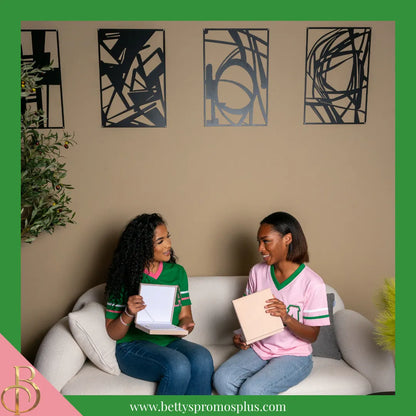 Alpha Kappa Alpha AKA Pink Pearl Necklace with "My Pearls" Jewelry Box-Alpha Kappa Alpha Paraphernalia-Alpha Kappa Alpha Necklace-Betty's Promos Plus