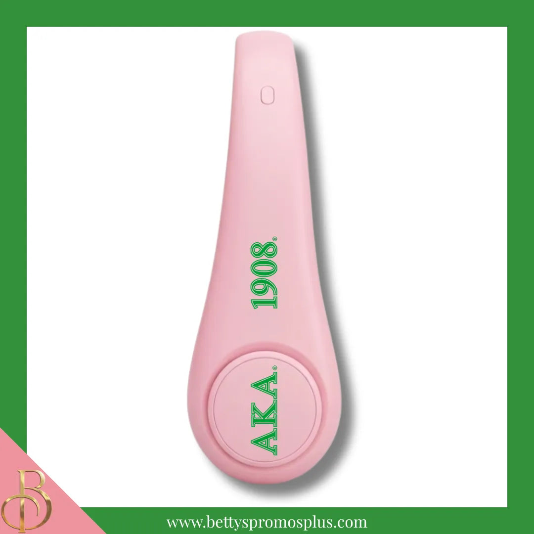 Alpha Kappa Alpha AKA Portable Bladeless Rechargeable Hands-Free Neck Fan-Alpha Kappa Alpha Paraphernalia-Alpha Kappa Alpha Fan-Betty's Promos Plus