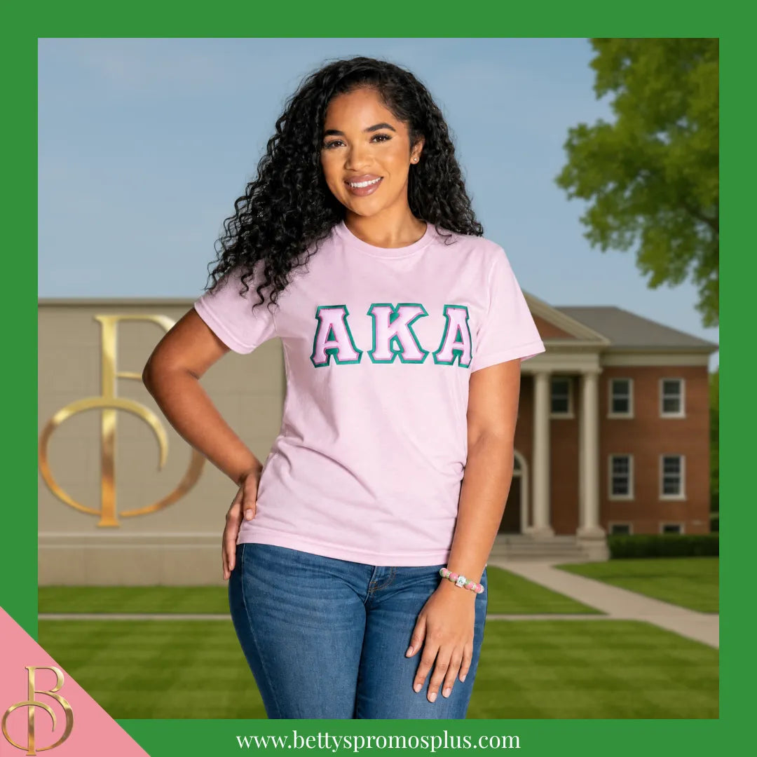 Alpha Kappa Alpha AKA Rhodonite Beaded Bracelet with Rhinestone Spacers-Alpha Kappa Alpha Paraphernalia-Alpha Kappa Alpha Bracelet-Betty's Promos Plus