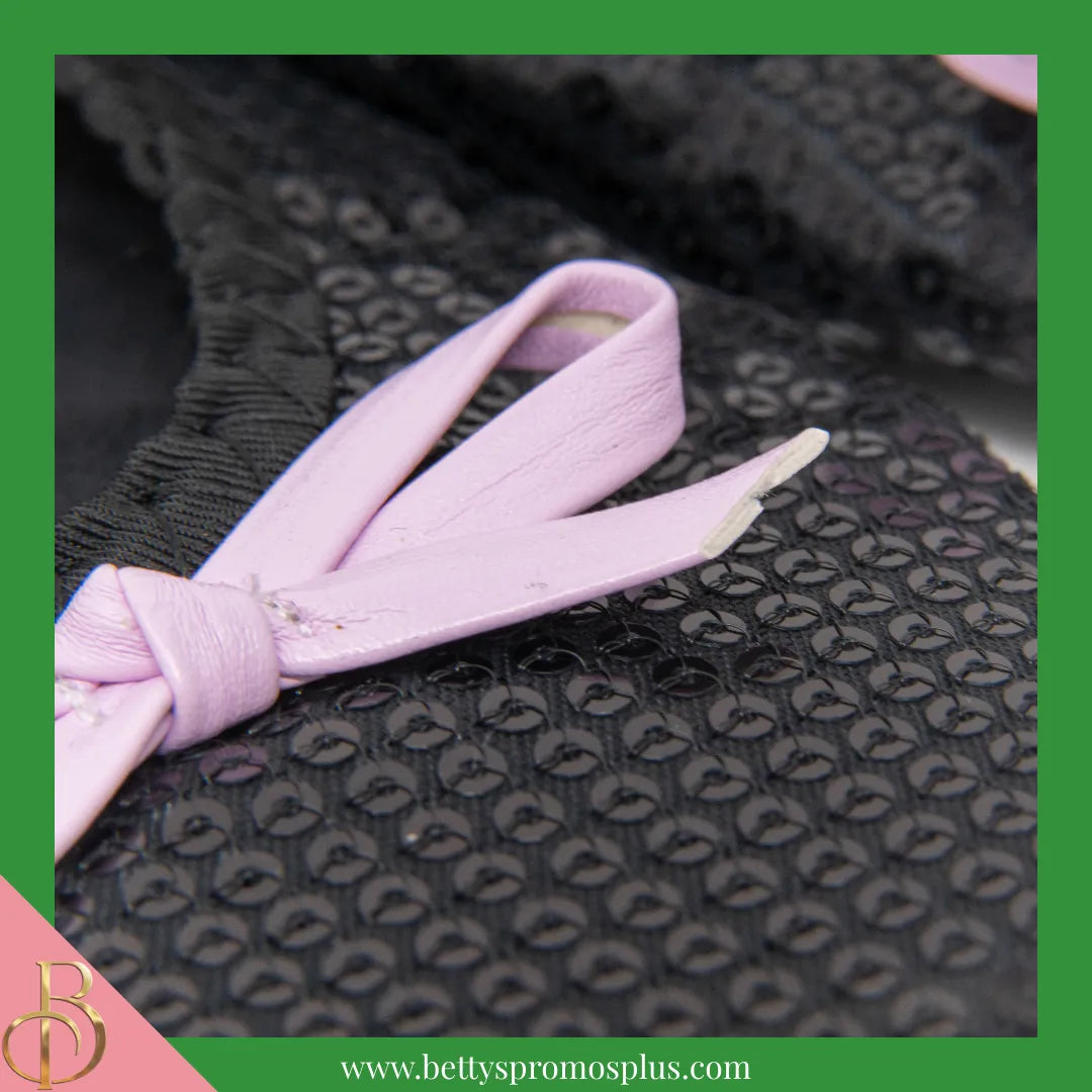 Alpha Kappa Alpha AKA Sequin Ballet Flats with Sequin Carrying Case-Alpha Kappa Alpha Paraphernalia-Alpha Kappa Alpha Ballet Flats-Betty's Promos Plus