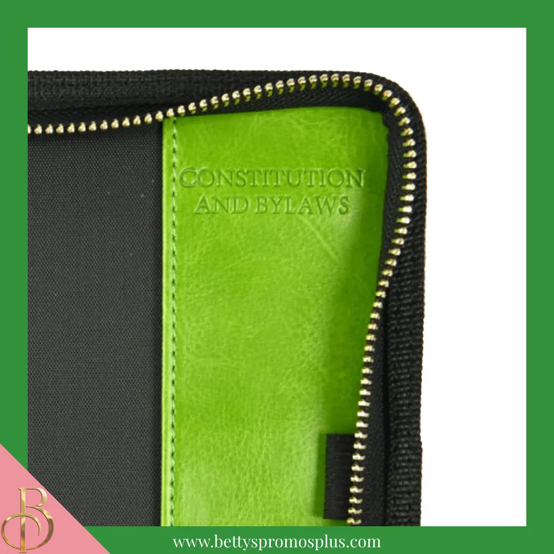 Alpha Kappa Alpha AKA Shield Embossed Document Cover AKA Document & Manual Holder-Alpha Kappa Alpha Paraphernalia-Alpha Kappa Alpha Document Cover-Betty's Promos Plus