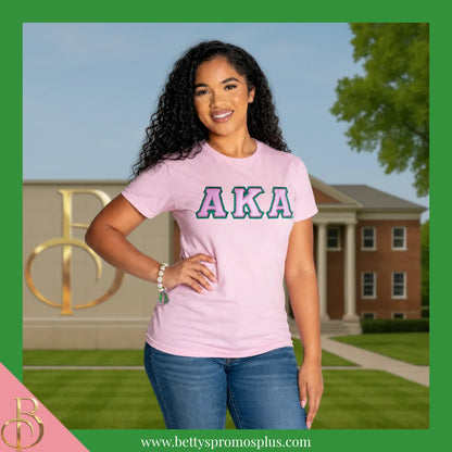 Alpha Kappa Alpha AKA Shield Pearl Bracelet with Rhinestone Spacers-Alpha Kappa Alpha Paraphernalia-Alpha Kappa Alpha Bracelet-Betty's Promos Plus