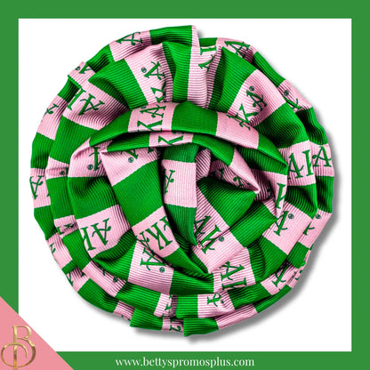 Alpha Kappa Alpha AKA Silk Flower Lapel Pin-Dark Green-Alpha Kappa Alpha Paraphernalia-Alpha Kappa Alpha Lapel Pin-Betty's Promos Plus