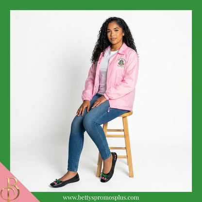 Alpha Kappa Alpha Ballet Flats w/ Carrying Case-Alpha Kappa Alpha Paraphernalia-Alpha Kappa Alpha Ballet Flats-Betty's Promos Plus