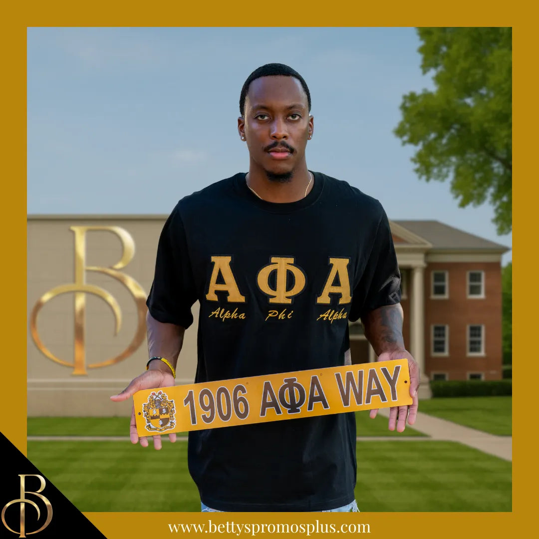 Alpha Phi Alpha 1906 ΑΦΑ Way Street Sign-Alpha Phi Alpha Paraphernalia-Alpha Phi Alpha Street Sign-Betty's Promos Plus
