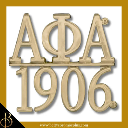 Alpha Phi Alpha 1906 Greek Lapel Pin-Gold-Alpha Phi Alpha Paraphernalia-Alpha Phi Alpha Lapel Pin-Betty's Promos Plus
