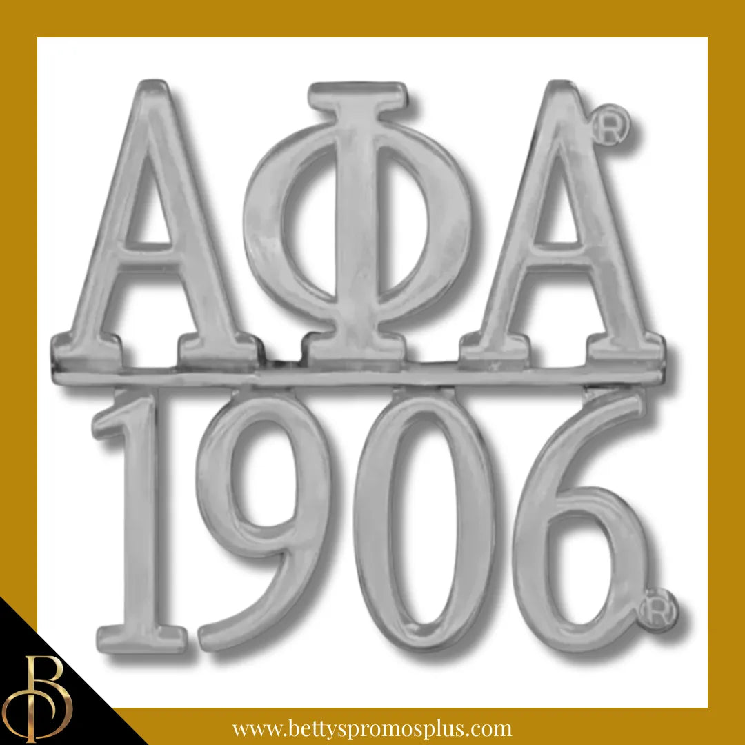 Alpha Phi Alpha 1906 Greek Lapel Pin-Silver-Alpha Phi Alpha Paraphernalia-Alpha Phi Alpha Lapel Pin-Betty's Promos Plus