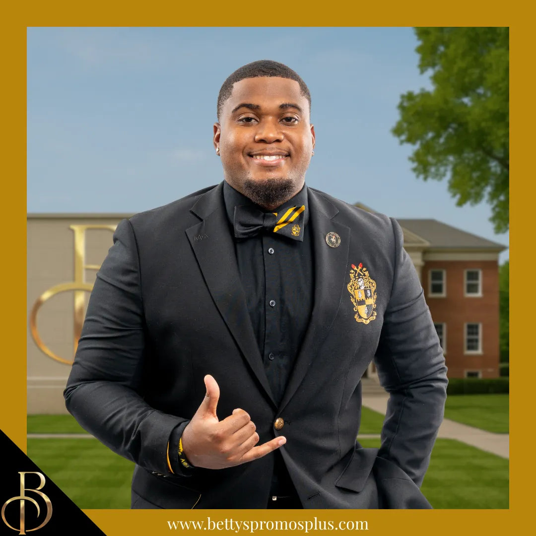 Alpha Phi Alpha ΑΦΑ Bow Tie and Pocket Square Combo-Alpha Phi Alpha Paraphernalia-Alpha Phi Alpha Bow Tie Set-Betty's Promos Plus