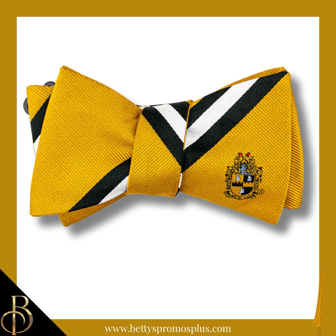 Alpha Phi Alpha ΑΦΑ Bow Tie and Pocket Square Combo-Alpha Phi Alpha Paraphernalia-Alpha Phi Alpha Bow Tie Set-Betty's Promos Plus