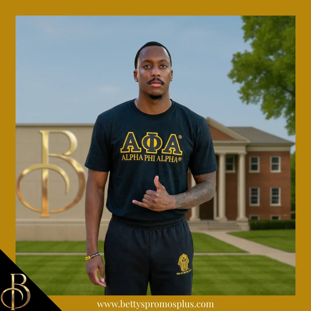 Alpha Phi Alpha ΑΦΑ Elite Jogger Pants with Zippered Leg Opening-Alpha Phi Alpha Paraphernalia-Alpha Phi Alpha Jogger Pants-Betty's Promos Plus