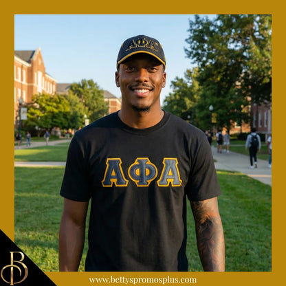 Alpha Phi Alpha ΑΦΑ Embroidered Greek Letters Featherlight Moisture Wicking Hat-Alpha Phi Alpha Paraphernalia-Alpha Phi Alpha Hats-Betty's Promos Plus