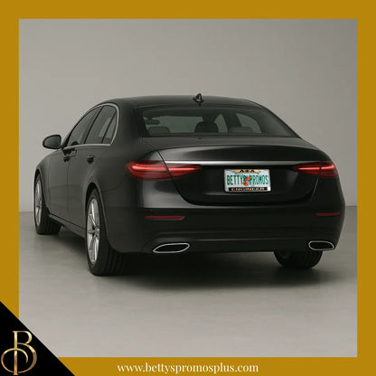Alpha Phi Alpha ΑΦΑ Engineer Chrome Laser Engraved Mirrored Acrylic Auto Tag License Plate Frame-Alpha Phi Alpha Paraphernalia-Alpha Phi Alpha Auto Tag Frame-Betty's Promos Plus
