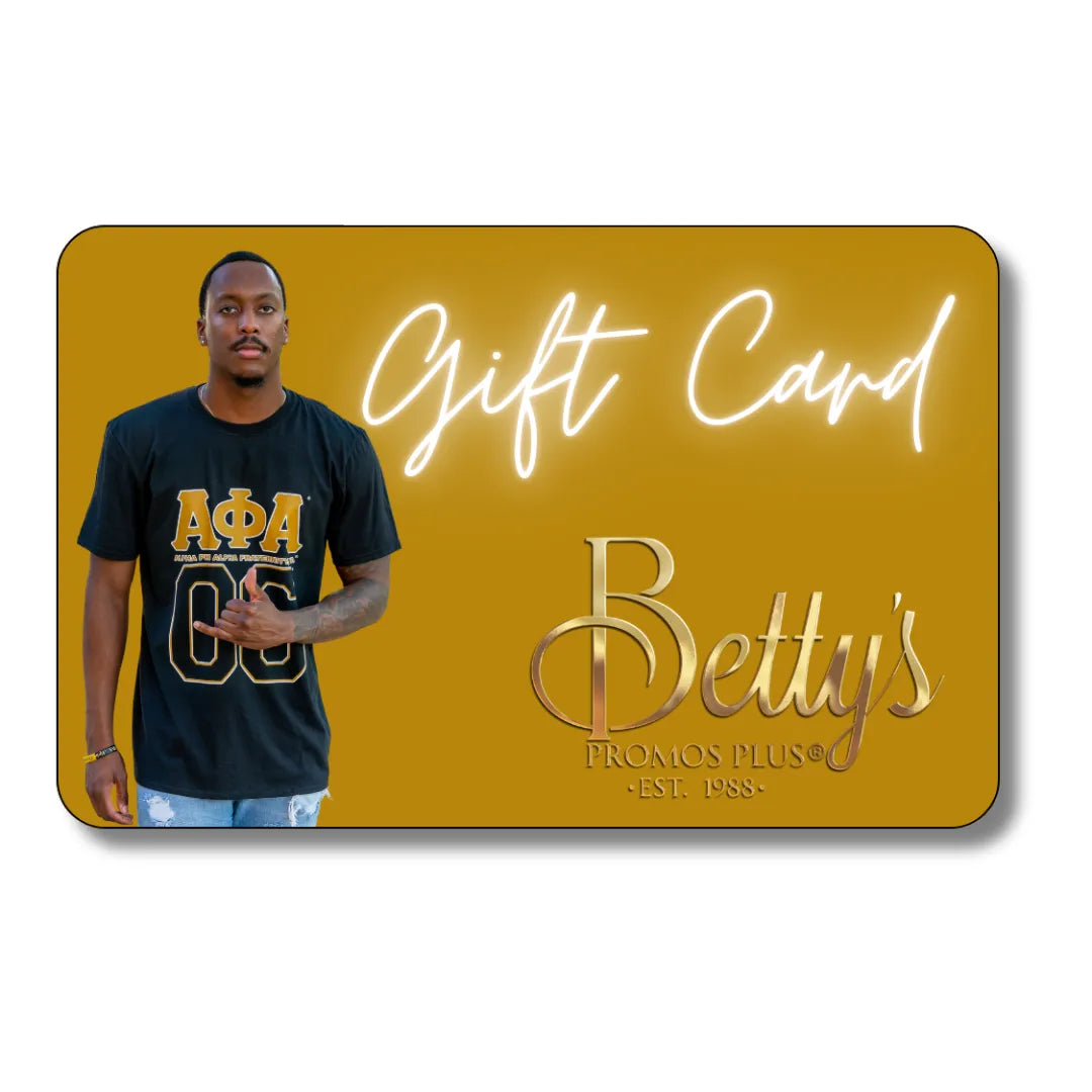 Alpha Phi Alpha ΑΦΑ Gift Card-Alpha Phi Alpha Paraphernalia-Alpha Phi Alpha Gift Card-Betty's Promos Plus