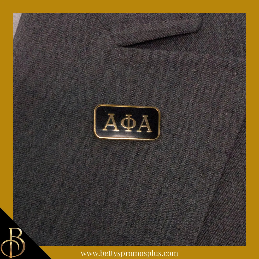 Alpha Phi Alpha ΑΦΑ Greek Letters Bar Lapel Pin-Alpha Phi Alpha Paraphernalia-Alpha Phi Alpha Lapel Pin-Betty's Promos Plus