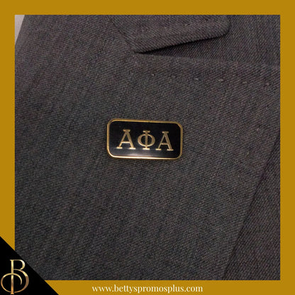 Alpha Phi Alpha ΑΦΑ Greek Letters Bar Lapel Pin-Alpha Phi Alpha Paraphernalia-Alpha Phi Alpha Lapel Pin-Betty's Promos Plus