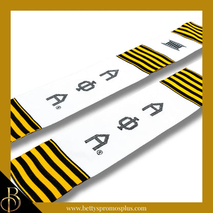 Alpha Phi Alpha ΑΦΑ Greek Letters Kente Cloth Graduation Stole-Alpha Phi Alpha Paraphernalia-Alpha Phi Alpha Graduation Stole-Betty's Promos Plus