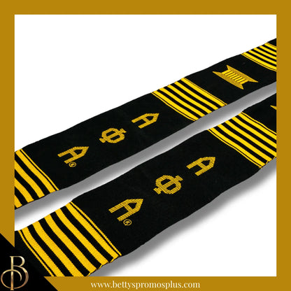 Alpha Phi Alpha ΑΦΑ Greek Letters Kente Cloth Graduation Stole-Alpha Phi Alpha Paraphernalia-Alpha Phi Alpha Graduation Stole-Betty's Promos Plus