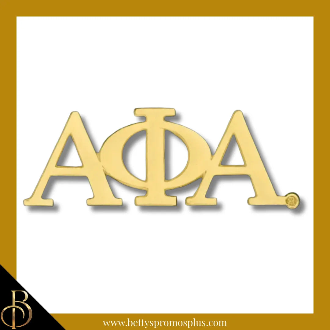 Alpha Phi Alpha ΑΦΑ Greek Letters Lapel Pin-Alpha Phi Alpha Paraphernalia-Alpha Phi Alpha Lapel Pin-Betty's Promos Plus
