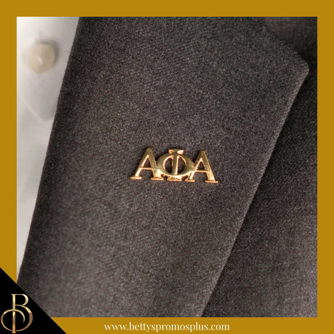 Alpha Phi Alpha ΑΦΑ Greek Letters Lapel Pin-Alpha Phi Alpha Paraphernalia-Alpha Phi Alpha Lapel Pin-Betty's Promos Plus