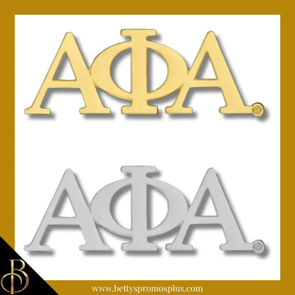 Alpha Phi Alpha ΑΦΑ Greek Letters Lapel Pin-Alpha Phi Alpha Paraphernalia-Alpha Phi Alpha Lapel Pin-Betty's Promos Plus