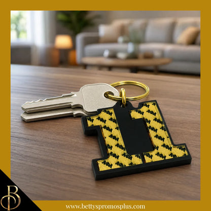 Alpha Phi Alpha ΑΦΑ Line Number Mirrored Acrylic Keychain Available 1-25-Alpha Phi Alpha Paraphernalia-Alpha Phi Alpha Keychain-Betty's Promos Plus