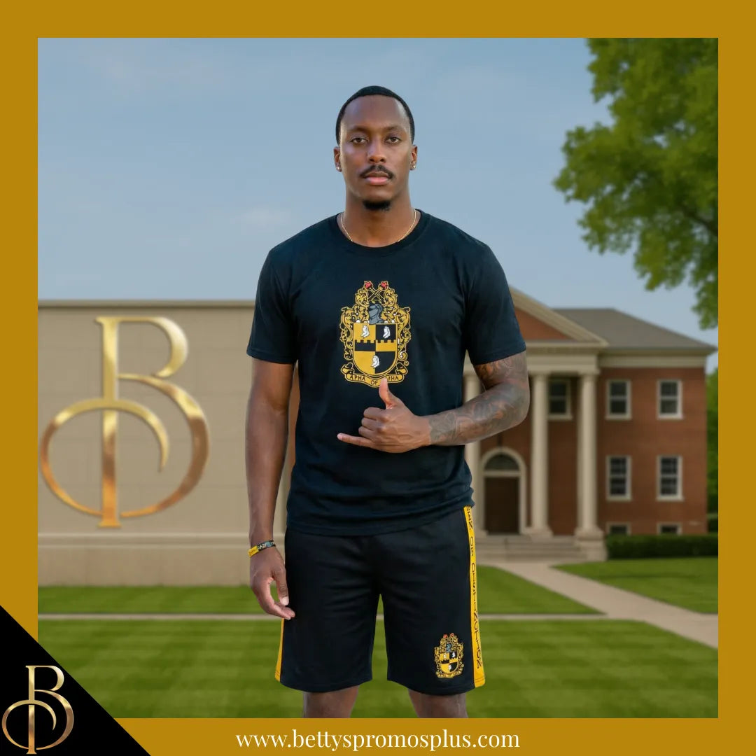 Alpha Phi Alpha ΑΦΑ Performance Shorts-Alpha Phi Alpha Paraphernalia-Alpha Phi Alpha Shorts-Betty's Promos Plus