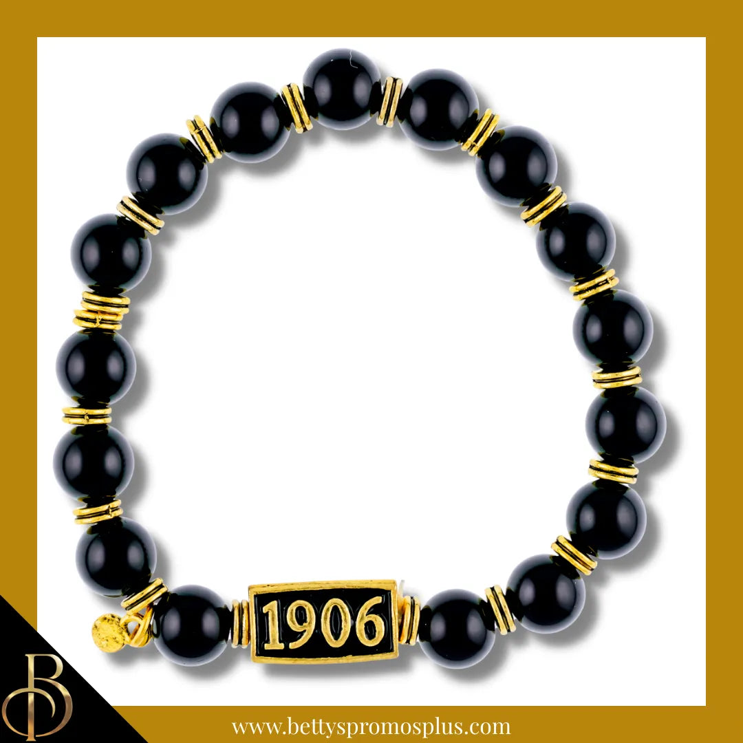 Alpha Phi Alpha ΑΦΑ Royalty Beaded Bracelet-Alpha Phi Alpha Paraphernalia-Alpha Phi Alpha Bracelet-Betty's Promos Plus