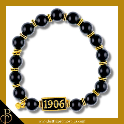 Alpha Phi Alpha ΑΦΑ Royalty Beaded Bracelet-Alpha Phi Alpha Paraphernalia-Alpha Phi Alpha Bracelet-Betty's Promos Plus