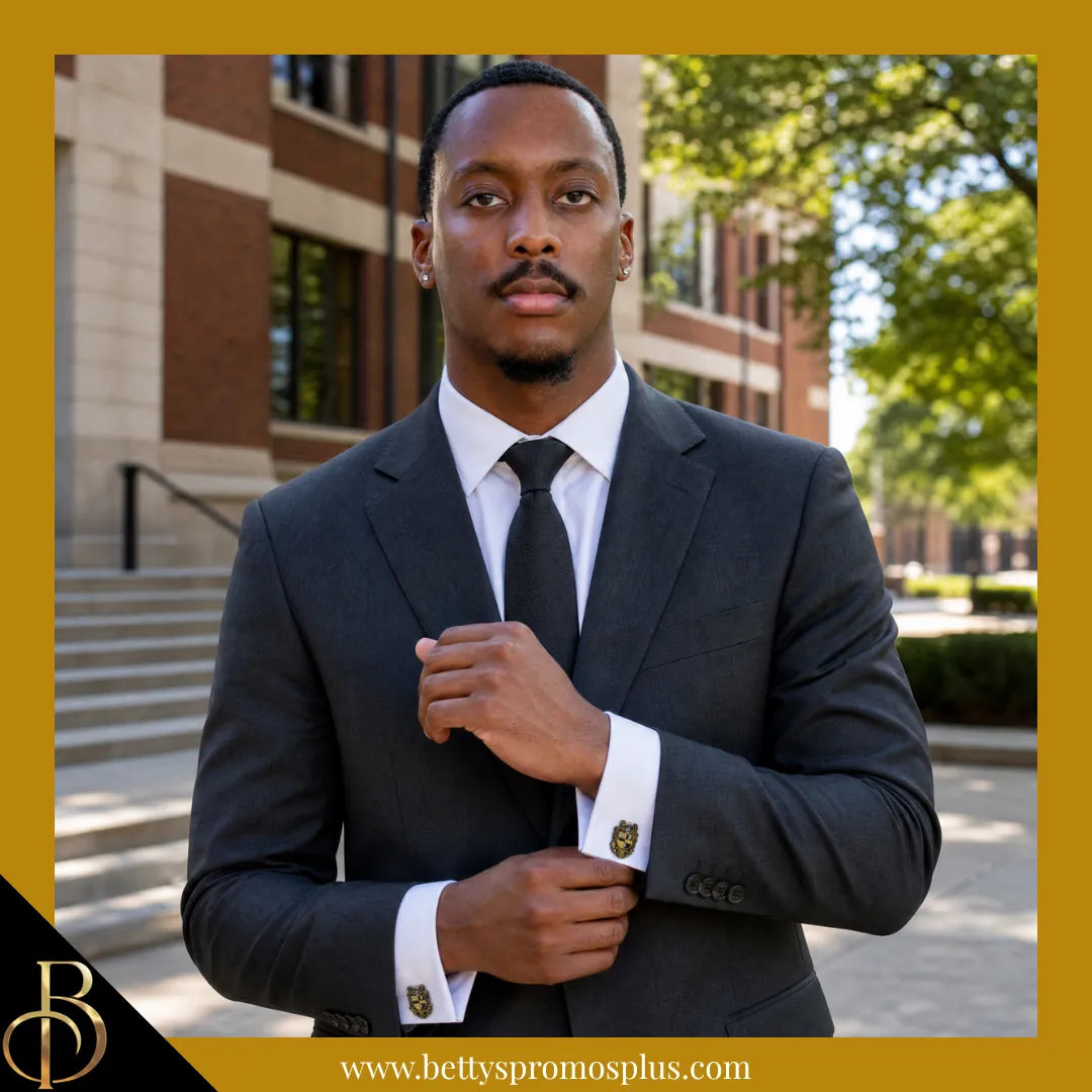 Alpha Phi Alpha ΑΦΑ Shield Cuff Links-Alpha Phi Alpha Paraphernalia-Alpha Phi Alpha Cuff Links-Betty's Promos Plus
