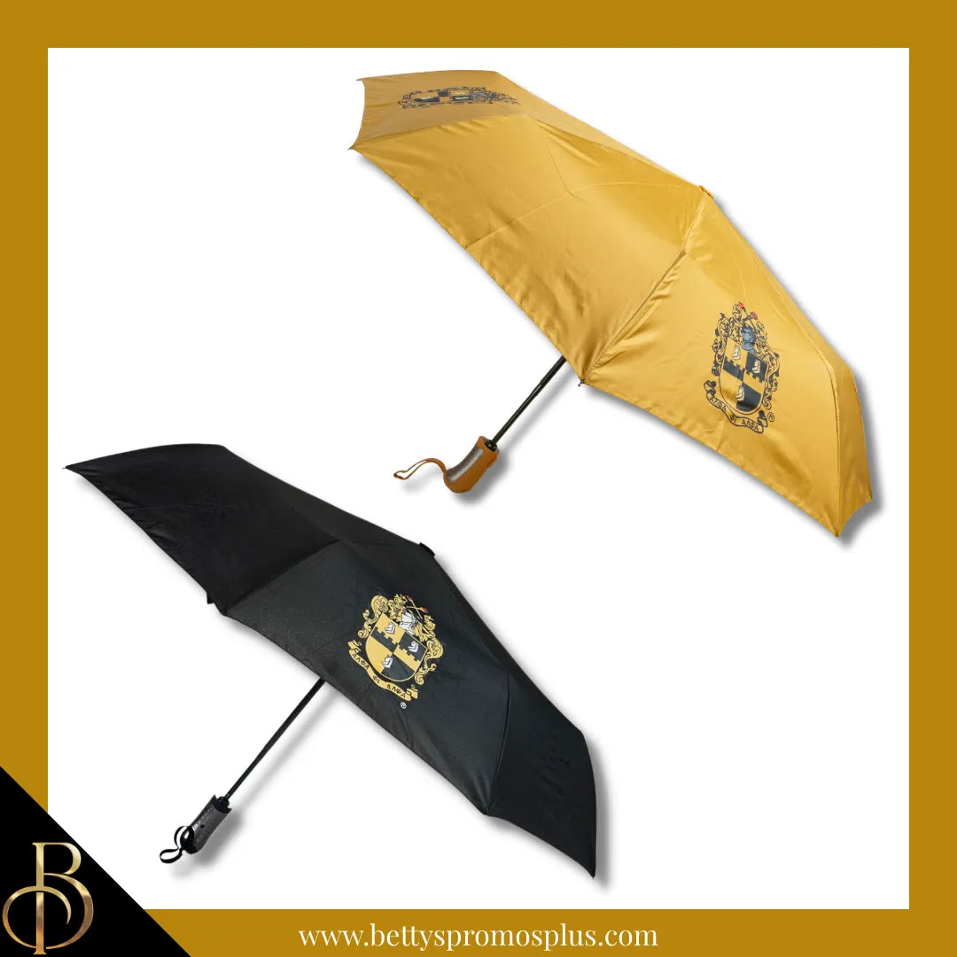 Alpha Phi Alpha ΑΦΑ Shield Hurricane Umbrella-Alpha Phi Alpha Paraphernalia-Alpha Phi Alpha Umbrellas-Betty's Promos Plus